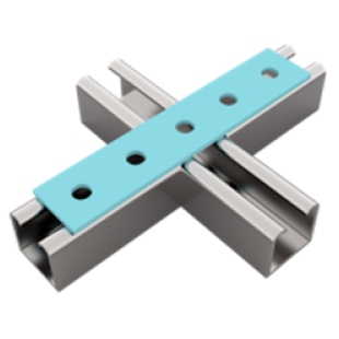 5 Hole Flat Splice Plate HDG